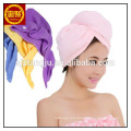 nuevo diseño toalla de microfibra toalla de secado de pelo toalla turbante wrap